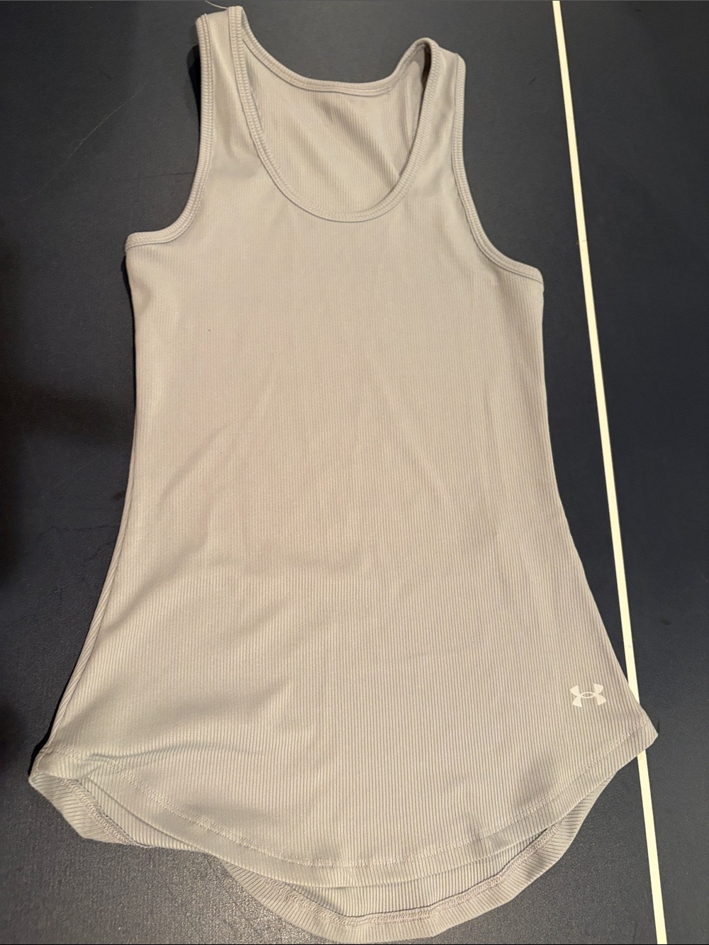 Under Armour Women's Light Taupe Ribbed Tank